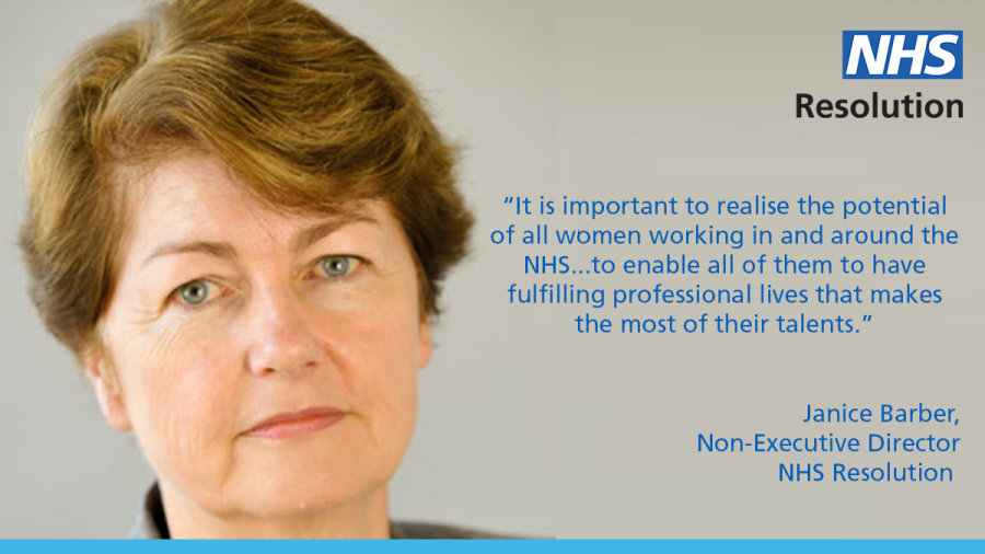 Janice Barber image and quote &quot; Its important to realise the potential of all women working in and around the NHS, to enable them to have fulfilling professional lives that make the most of their talents.&quot;