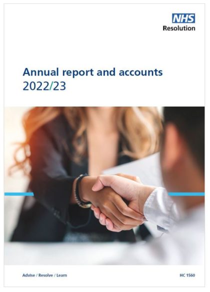 Annual report and accounts 2022/23 front cover