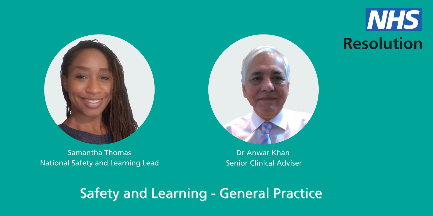 Safety and Learning General practice banner