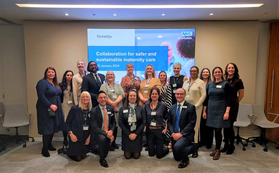 NHS Resolution staff and collaborators at the South East maternity event