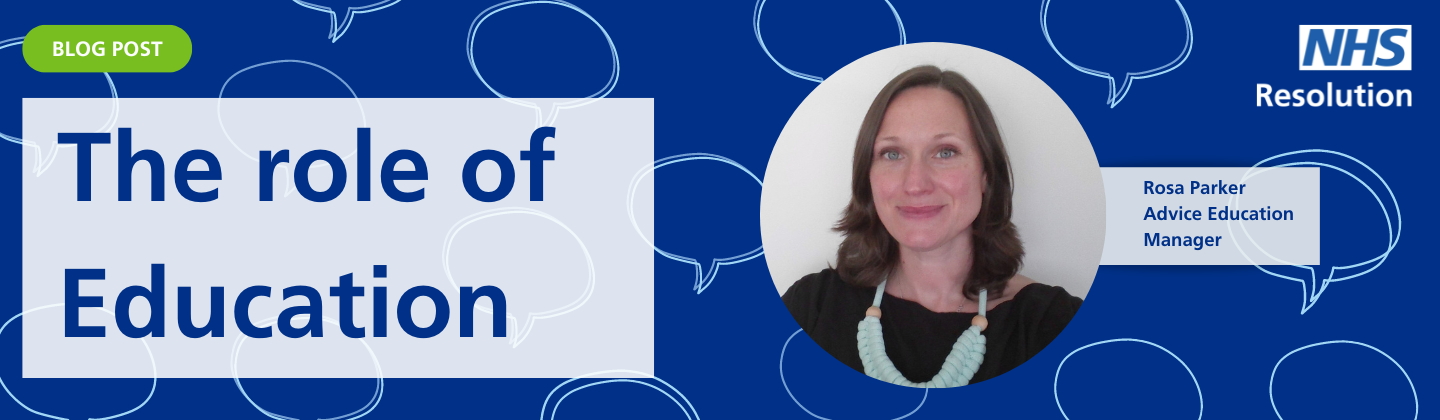 Rosa Parker&#039;s The role of Education blog post banner