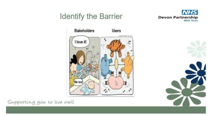 Decorative example of the event slide pack