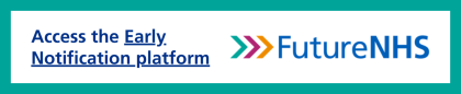 Link to Early Notification platform on FutureNHS