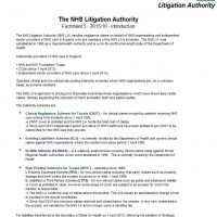 Read more: Factsheet 5 – Trust and health authority claims data 2015-16