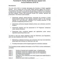 Read more: Factsheet 6 Primary Care Appeals (formerly FHSAU) statistics 2015/16