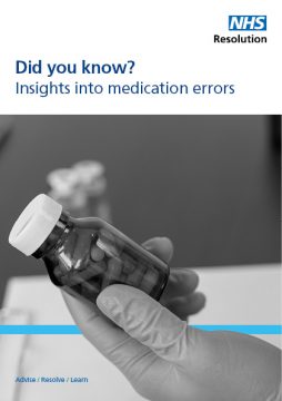 Link to Did you know? Insights into medication errors resource