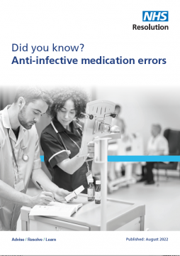 Link to Anti-infective medication errors resource