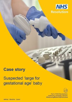 Link to Suspected ‘large for gestational age’ baby resource