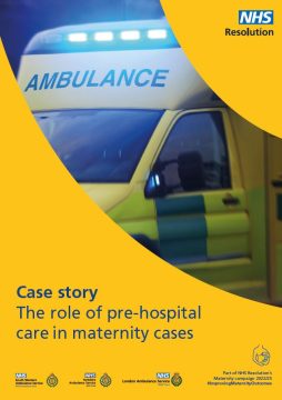 Link to The role of pre-hospital care in maternity cases resource
