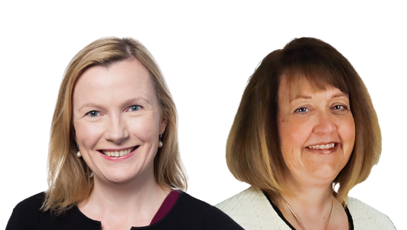 Helen Vernon and Sally Cheshire